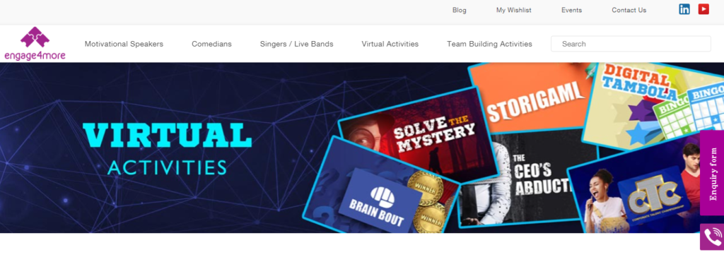 Engage4more - list of event companies in mumbai

