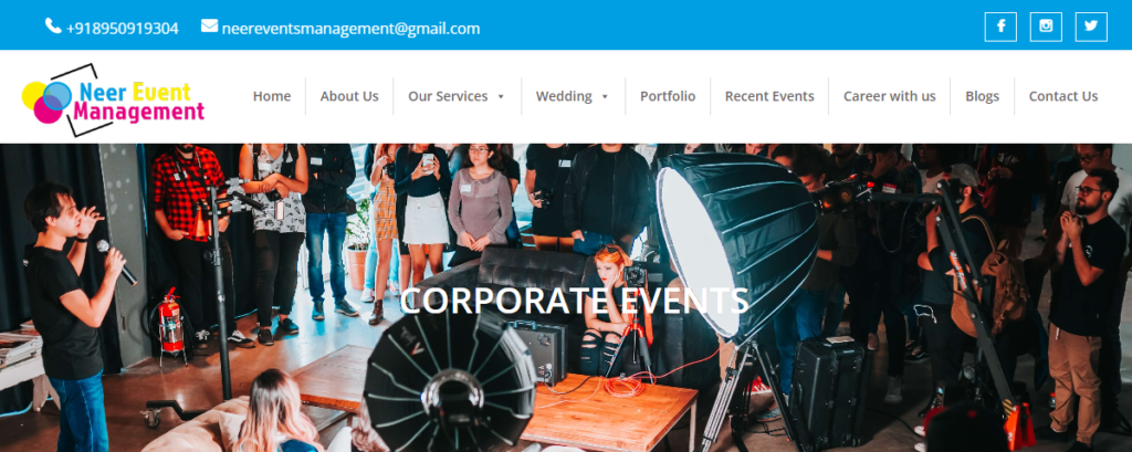 Neer Event Management - corporate event management companies in Delhi NCR