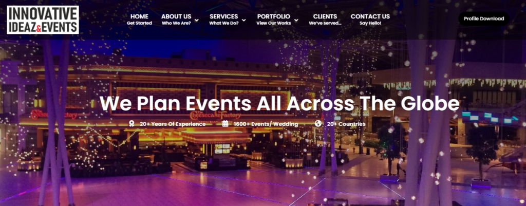 Innovative Ideaz & Events, one of the top event companies in Delhi NCR can create unforgettable experiences for you.

